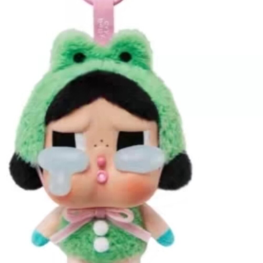 NWT POP MART Crybaby Crying Again Plush Series Toy What A Frog